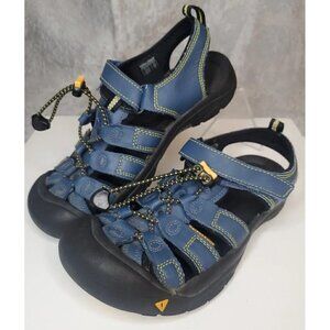 Keen Waterproof Hiking Sport Sandals Blue Sz 4 kids durable footwear summer shoe
